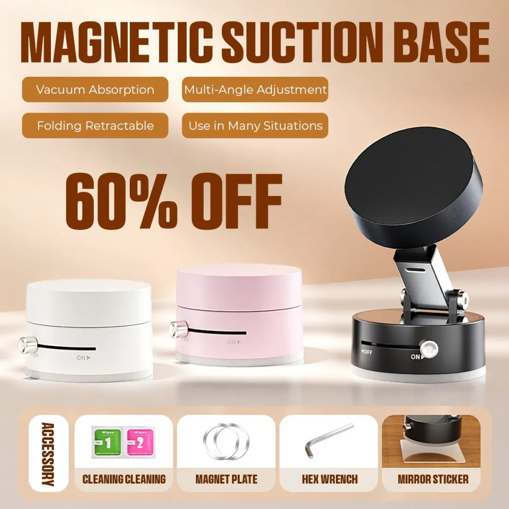 Vacuum Magnetic Phone Stand