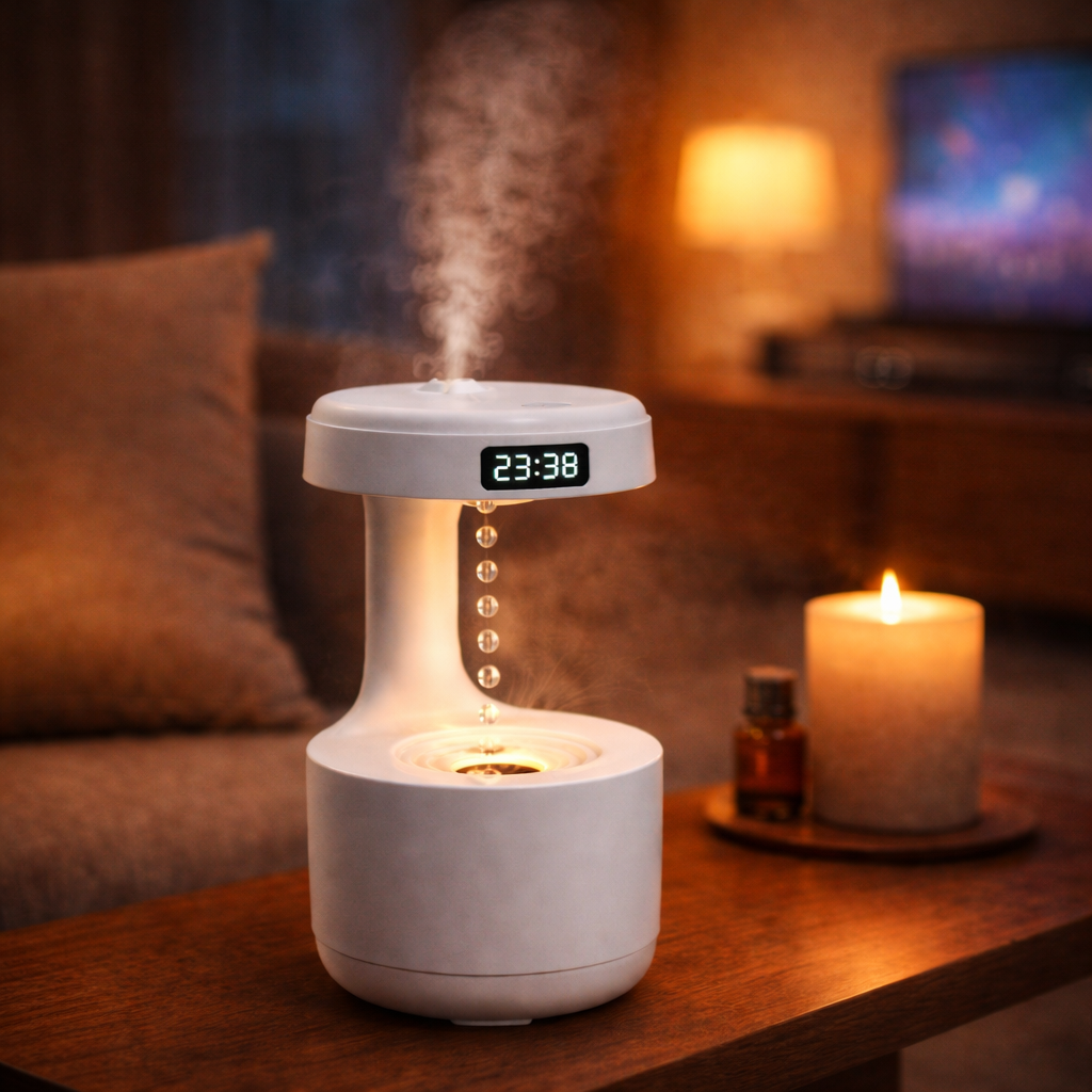 800ML Anti-Gravity Water Drop Humidifier – Silent USB Air Humidifier ...