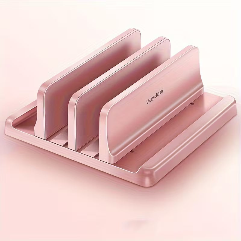 Vertical Laptop Stand Holder – Space-Saving Desktop Dock for Laptops & Tablets