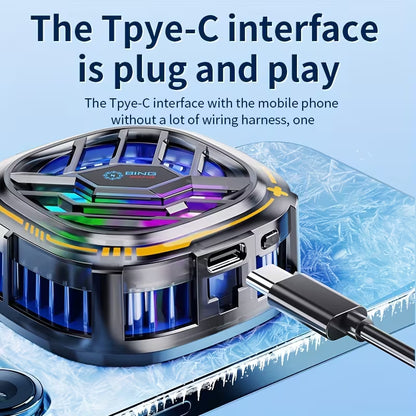 Magnet Heat Sink Phone Cooler – Magnetic USB Cooling Fan
