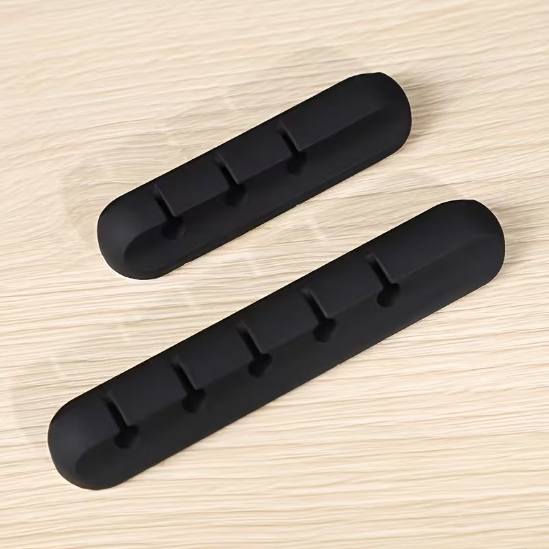 Cable Organizing Strip – Adhesive Desk Cable Holder (Multi-Slot)