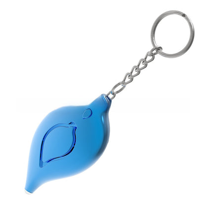 Blue SafePulse personal safety alarm keychain