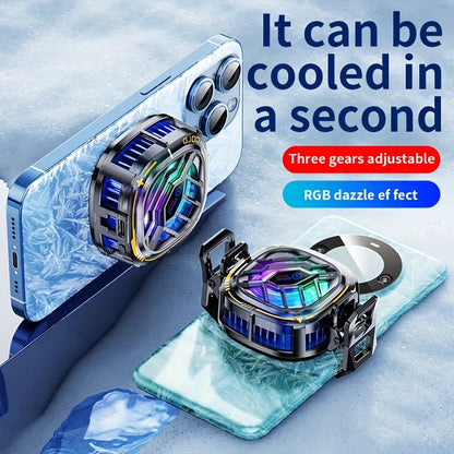 Magnet Heat Sink Phone Cooler – Magnetic USB Cooling Fan