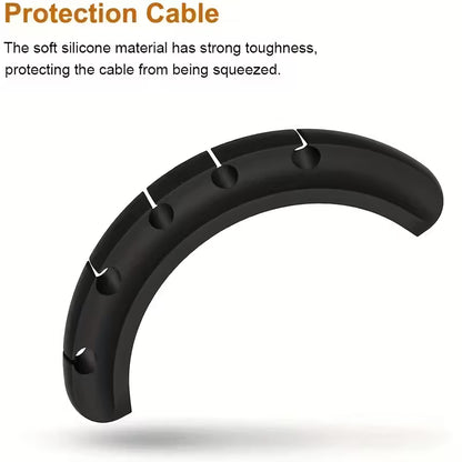 Cable Organizing Strip – Adhesive Desk Cable Holder (Multi-Slot)
