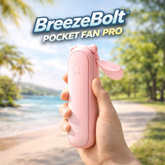 BreezeBolt™ Pocket Fan Pro