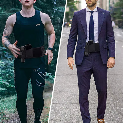 Two men, one in athletic wear and the other in a suit, standing outdoors.