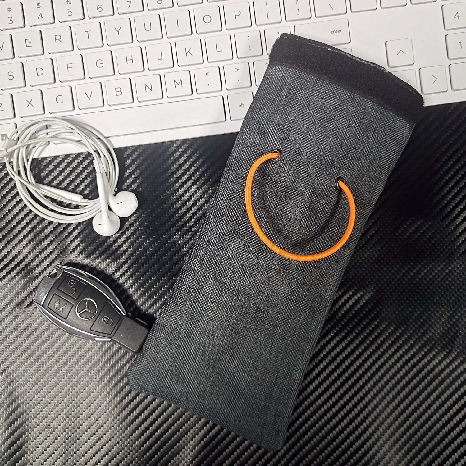 ioneartm fara pouch interior rfid fabric