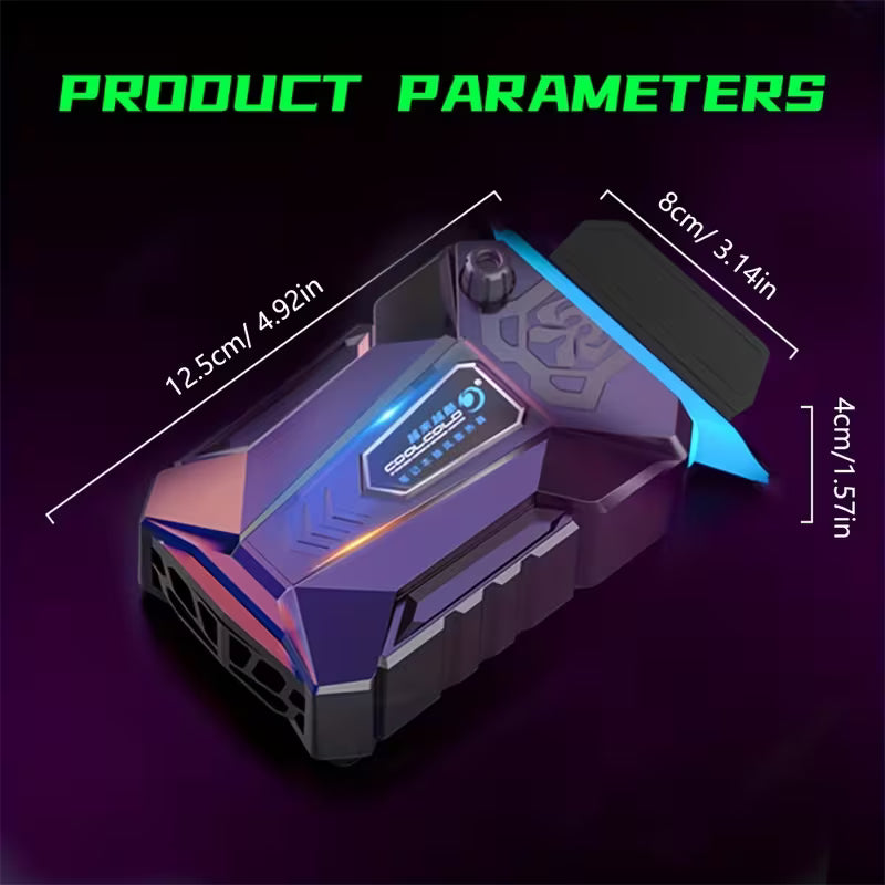 Vacuum Portable Laptop Cooler – USB External Air Cooling Fan