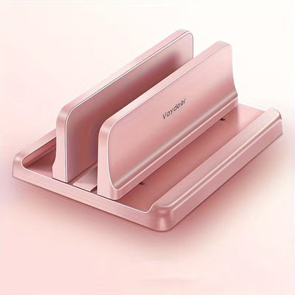 Vertical Laptop Stand Holder – Space-Saving Desktop Dock for Laptops & Tablets