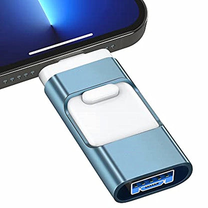 usb flash drive blue