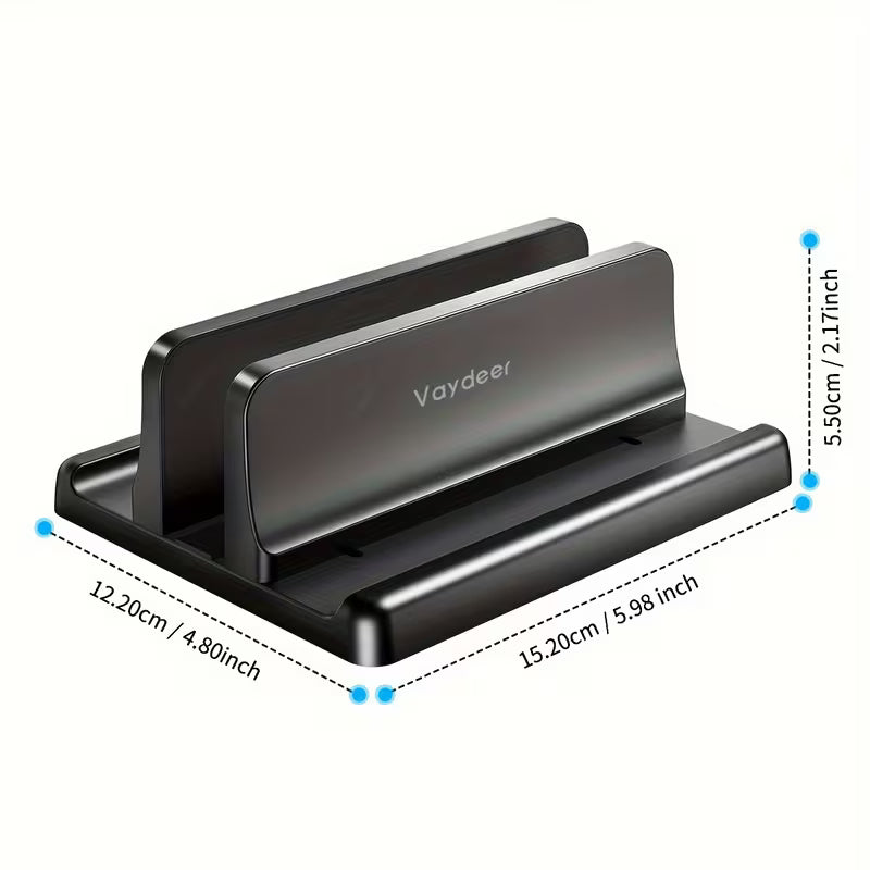Vertical Laptop Stand Holder – Space-Saving Desktop Dock for Laptops & Tablets