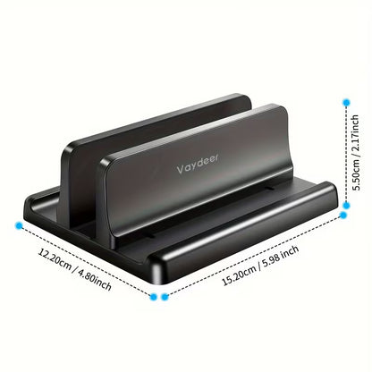 Vertical Laptop Stand Holder – Space-Saving Desktop Dock for Laptops & Tablets