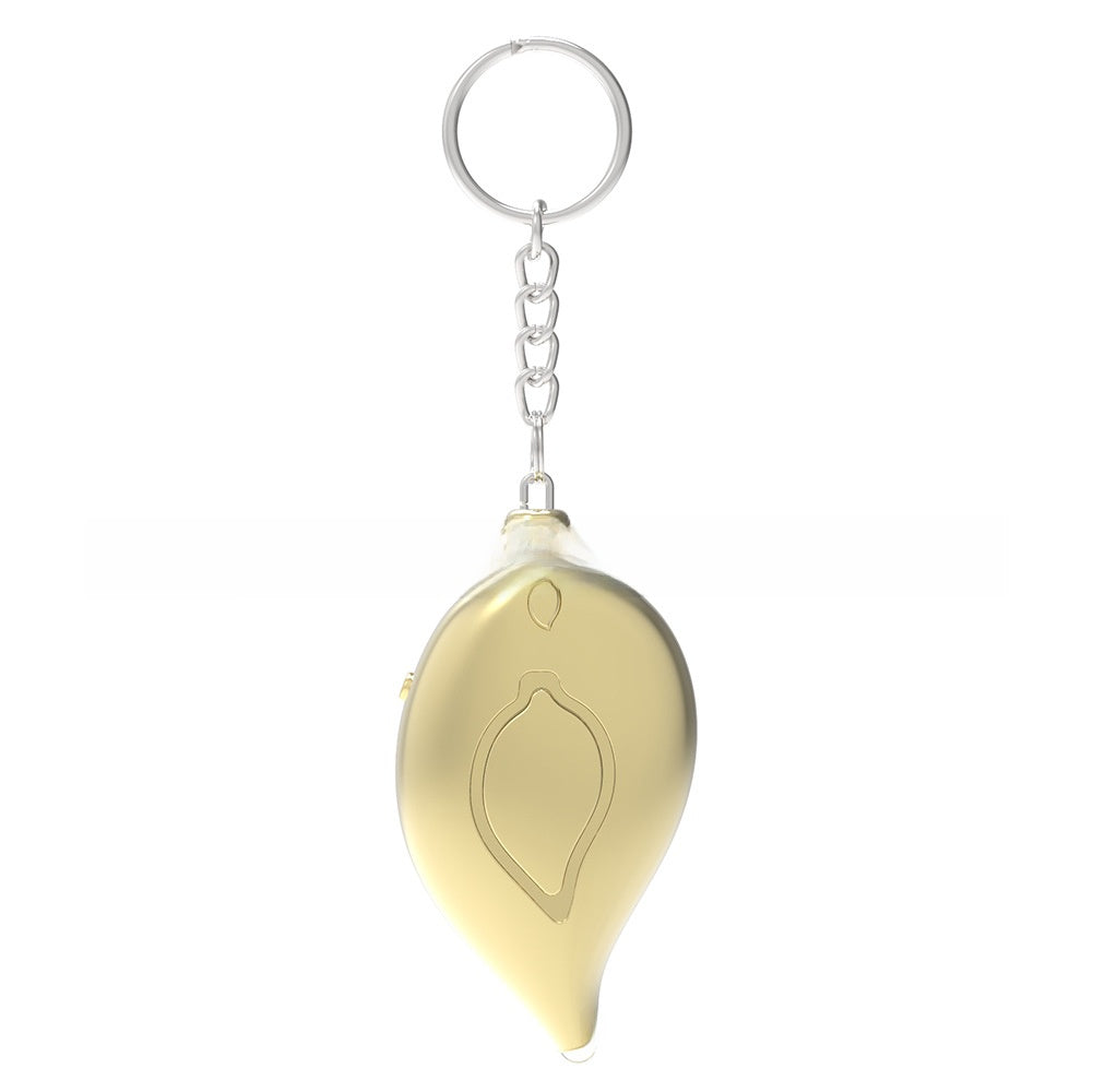 Noble gold SafePulse personal safety alarm keychain