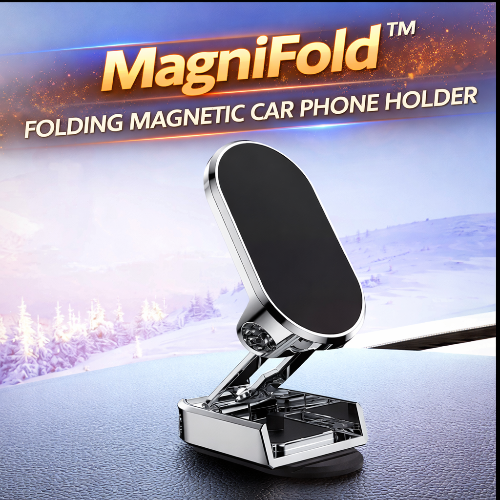 MagniFold™ Folding Magnetic Car Phone Holder