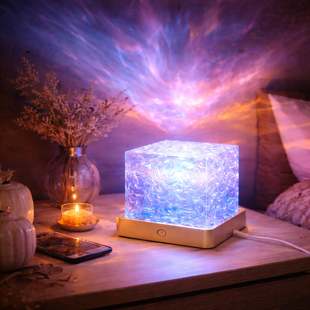 LumaRipple™ Crystal Night Light
